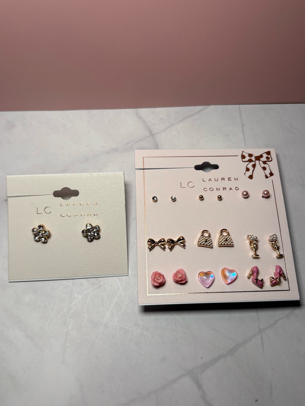 🌸 LC Lauren Conrad Gold-Tone Stud Earrings